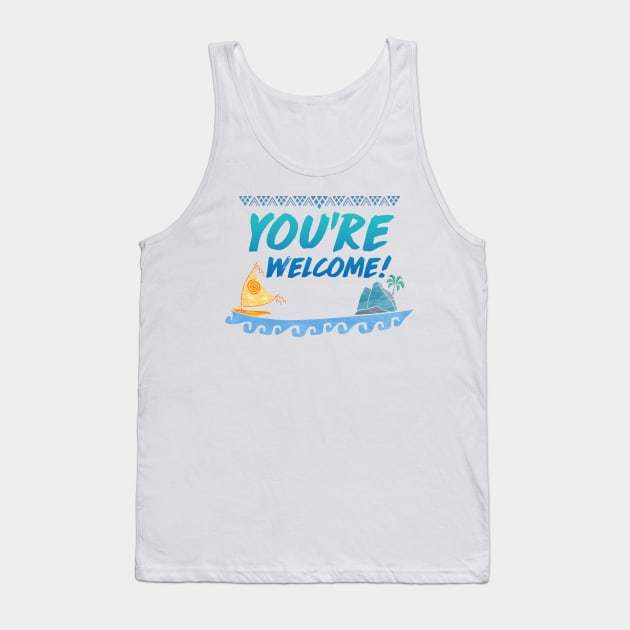 you're welcome Tank Top by claudiolemos